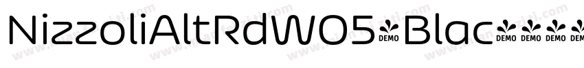 NizzoliAltRdW05-Blac字体转换