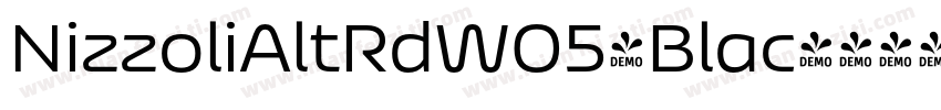 NizzoliAltRdW05-Blac字体转换