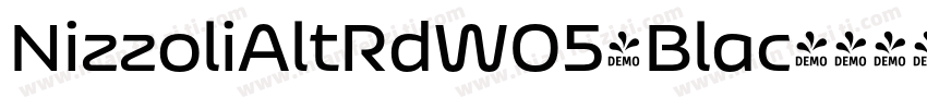 NizzoliAltRdW05-Blac字体转换