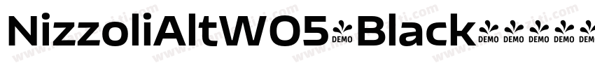 NizzoliAltW05-Black字体转换