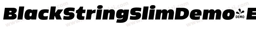 BlackStringSlimDemo-Eaqql字体转换