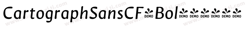 CartographSansCF-Bol字体转换