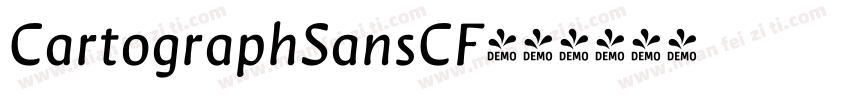 CartographSansCF字体转换