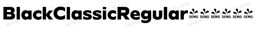 BlackClassicRegular字体转换