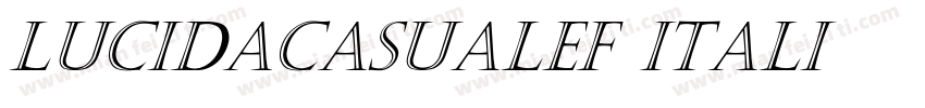 LucidaCasualEF-Itali字体转换