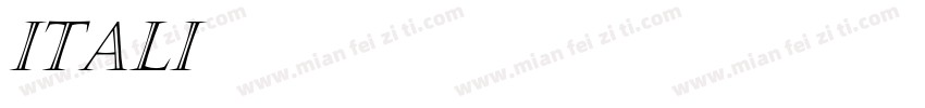 itali字体转换