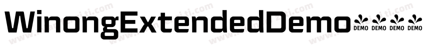 WinongExtendedDemo字体转换