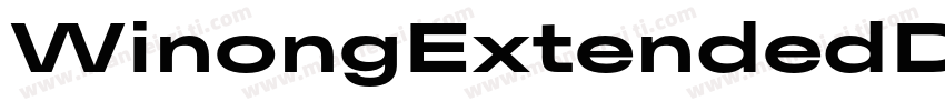 WinongExtendedDemo字体转换