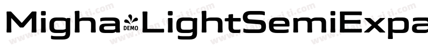Migha-LightSemiExpa字体转换