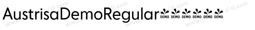 AustrisaDemoRegular字体转换