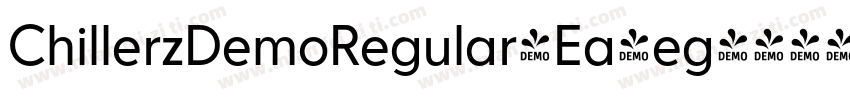 ChillerzDemoRegular-Ea4eg字体转换