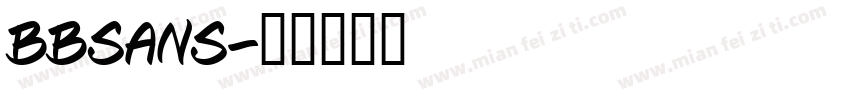 BBSans字体转换