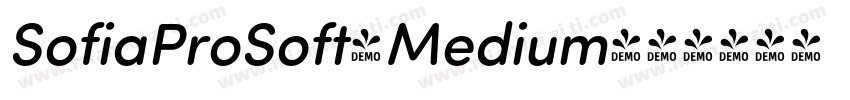 SofiaProSoft-Medium字体转换