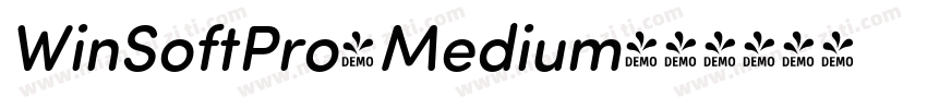 WinSoftPro-Medium字体转换