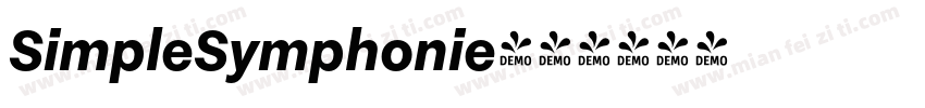 SimpleSymphonie字体转换
