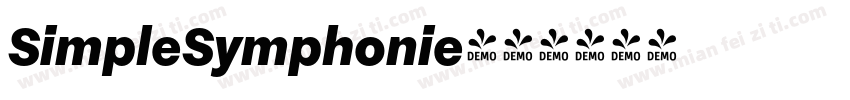 SimpleSymphonie字体转换