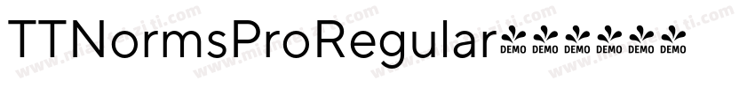 TTNormsProRegular字体转换