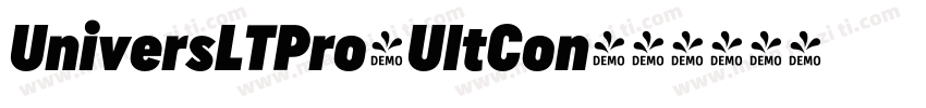 UniversLTPro-UltCon字体转换