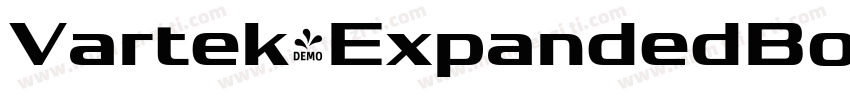 Vartek-ExpandedBold字体转换