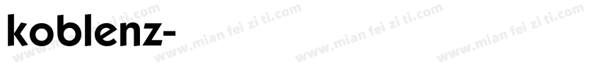 koblenz字体转换