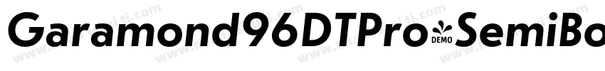 Garamond96DTPro-SemiBold字体转换