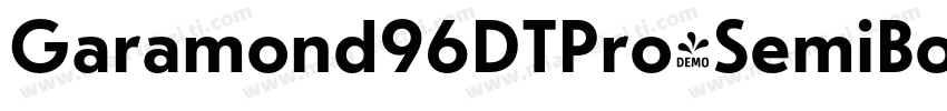 Garamond96DTPro-SemiBold字体转换