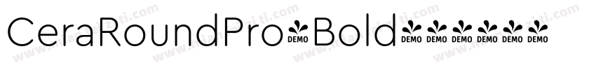 CeraRoundPro-Bold字体转换
