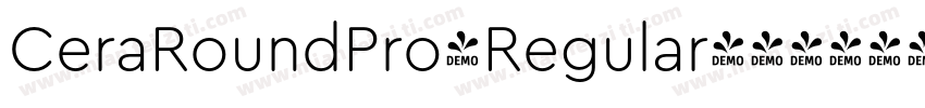 CeraRoundPro-Regular字体转换
