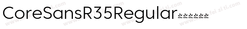 CoreSansR35Regular字体转换