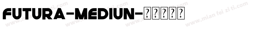 futura-mediun字体转换