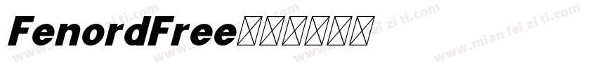 FenordFree字体转换
