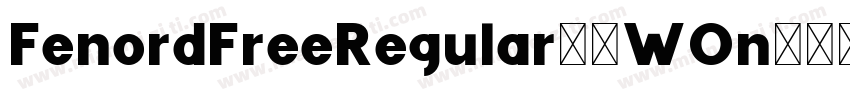 FenordFreeRegular-0WOn4字体转换