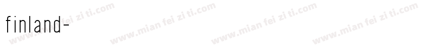 finland字体转换