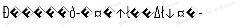 DINCond-RegularAlter字体转换