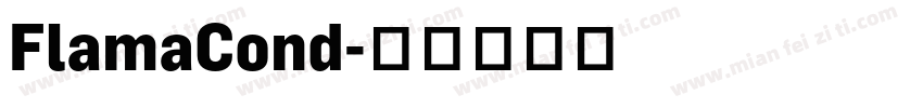 FlamaCond字体转换