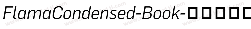 FlamaCondensed-Book字体转换