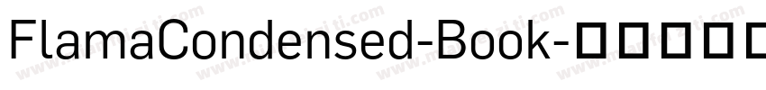 FlamaCondensed-Book字体转换
