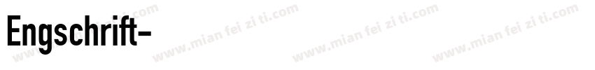 Engschrift字体转换