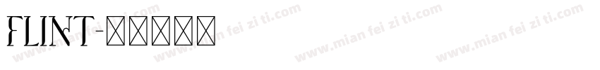 flint字体转换
