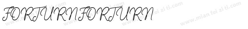 FORTURNFORTURN字体转换