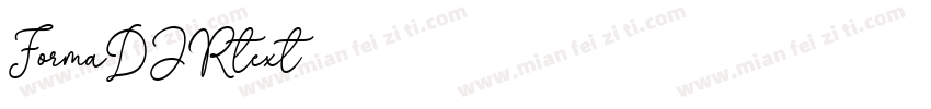 FormaDJRtext字体转换