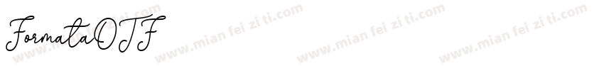 FormataOTF字体转换