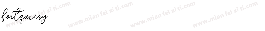fortquinsy字体转换