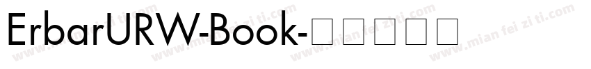 ErbarURW-Book字体转换