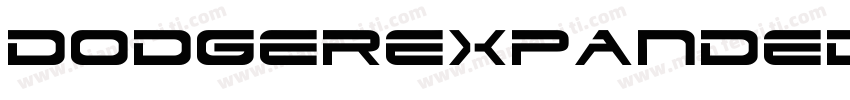 DodgerExpanded-0ZAP字体转换