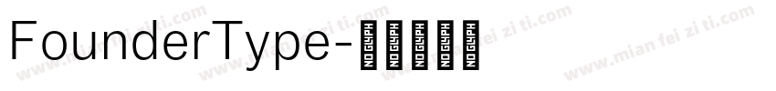 FounderType字体转换
