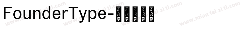 FounderType字体转换