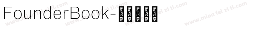 FounderBook字体转换