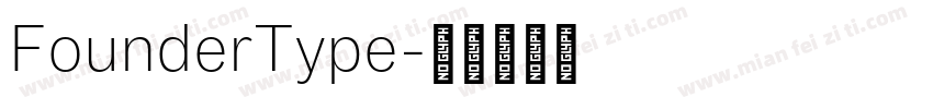 FounderType字体转换