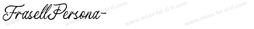 FrasellPersona字体转换